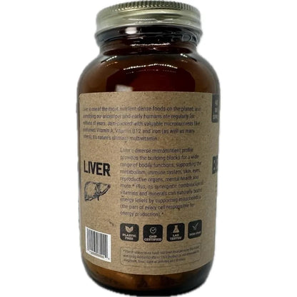 Suplemento De Higado De Ternera Alimentado Con Pasto 3000 Mg 45 Dias Puro Y Natural