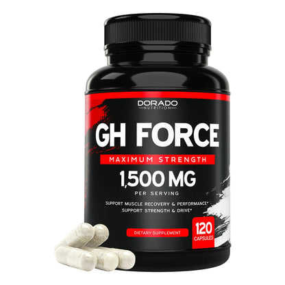 Suplemento Hgh 120 Capsulas 1500 Mg Crecimiento Muscular Y Recuperacion