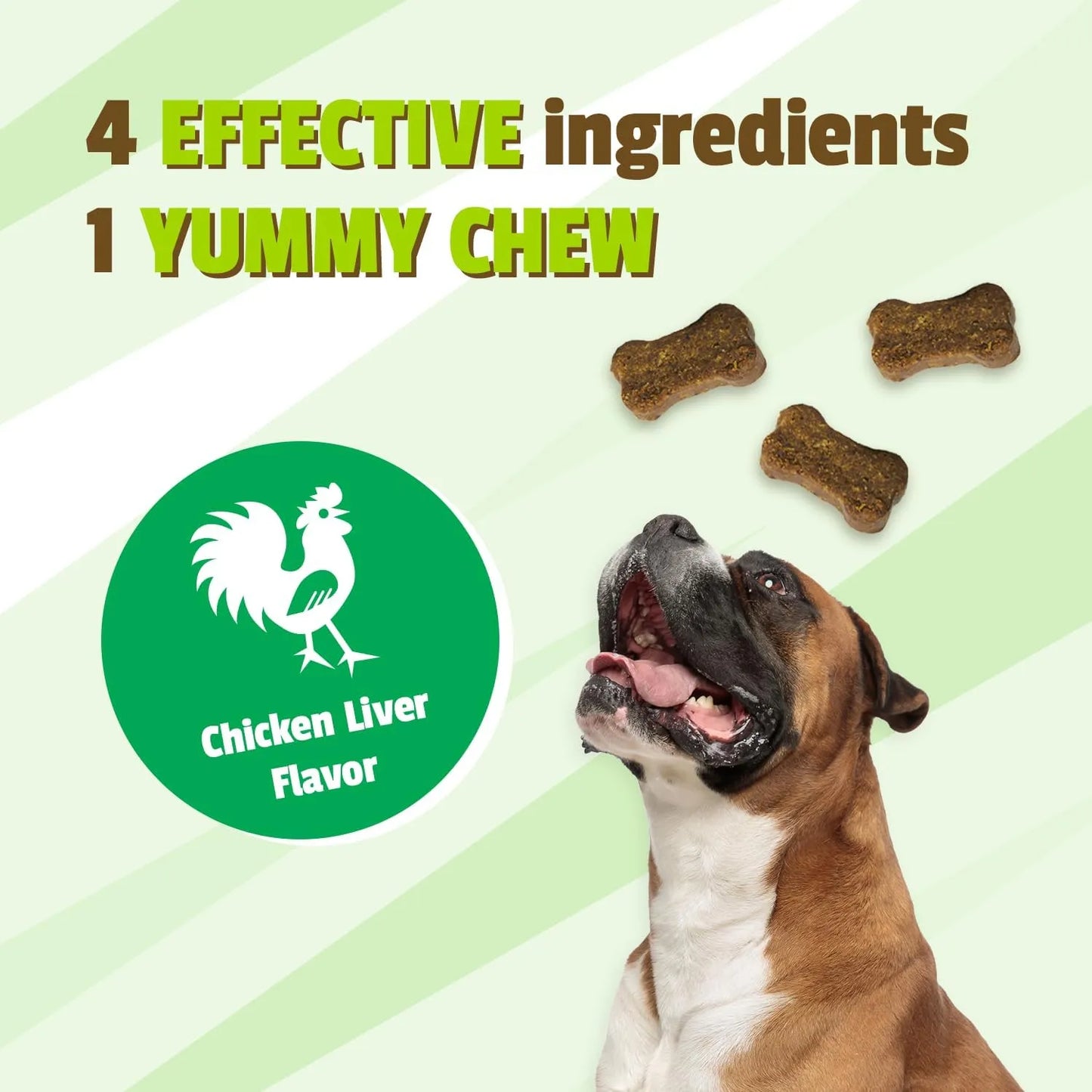 Neutralizador Orina Perro Césped 60 Masticables Sabor Pollo Protege Jardín Y Salud