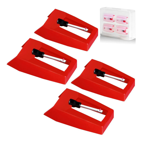 Agujas Para Tocadiscos 4 Unidades Premium Compatibles Con Victrola Crosley LP ION