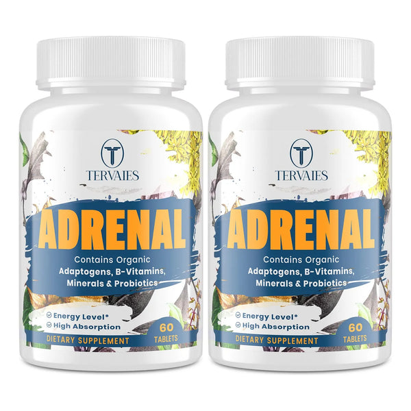 Suplemento Adaptogeno Rhodiola Ashwagandha Soporte Suprarrenal Energia 120 Caps