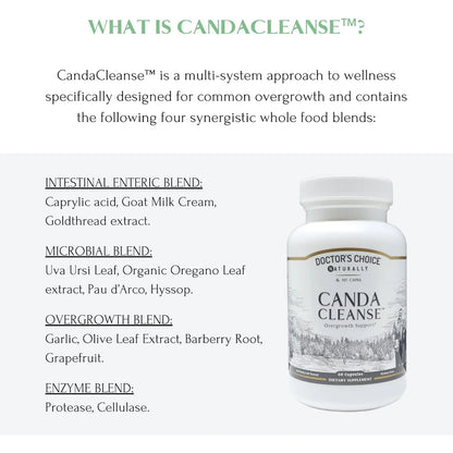 CandaCleanse Soporte Digestivo Con Enzimas Y Hierbas Naturales
