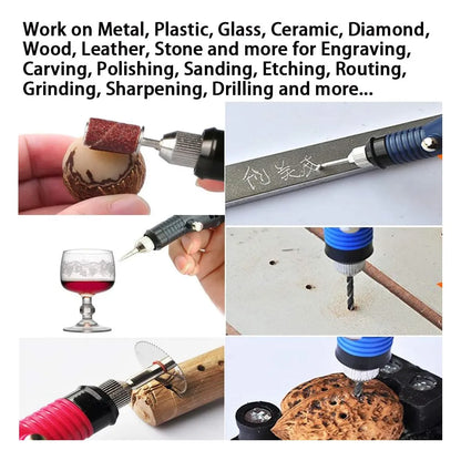 Kit De Grabado Uolor 108 Piezas Herramienta Multifuncional Para Joyeria Madera Y Mas