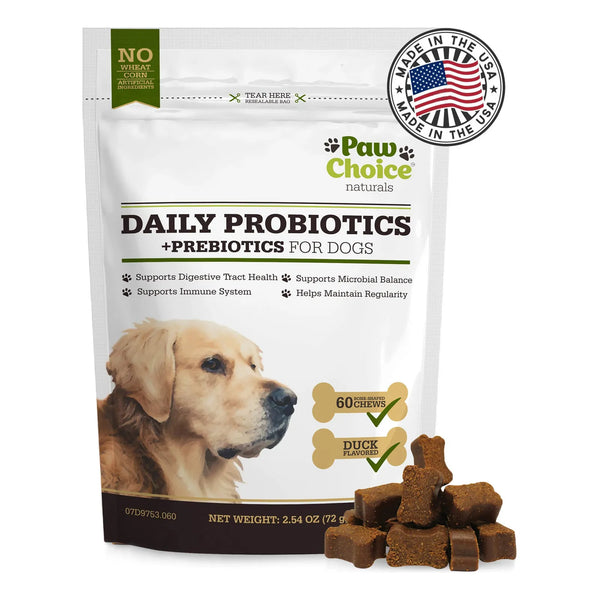 Masticables Probióticos Para Perros Con Prebióticos Salud Intestinal Y Digestión
