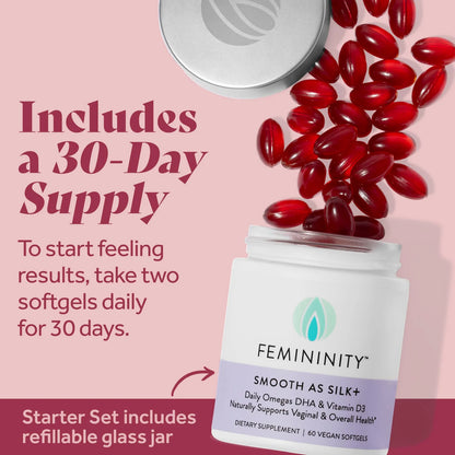 Kit 30 Días Hidratación Vaginal 60 Cápsulas Aceite Espino Amarillo Vitamina D3