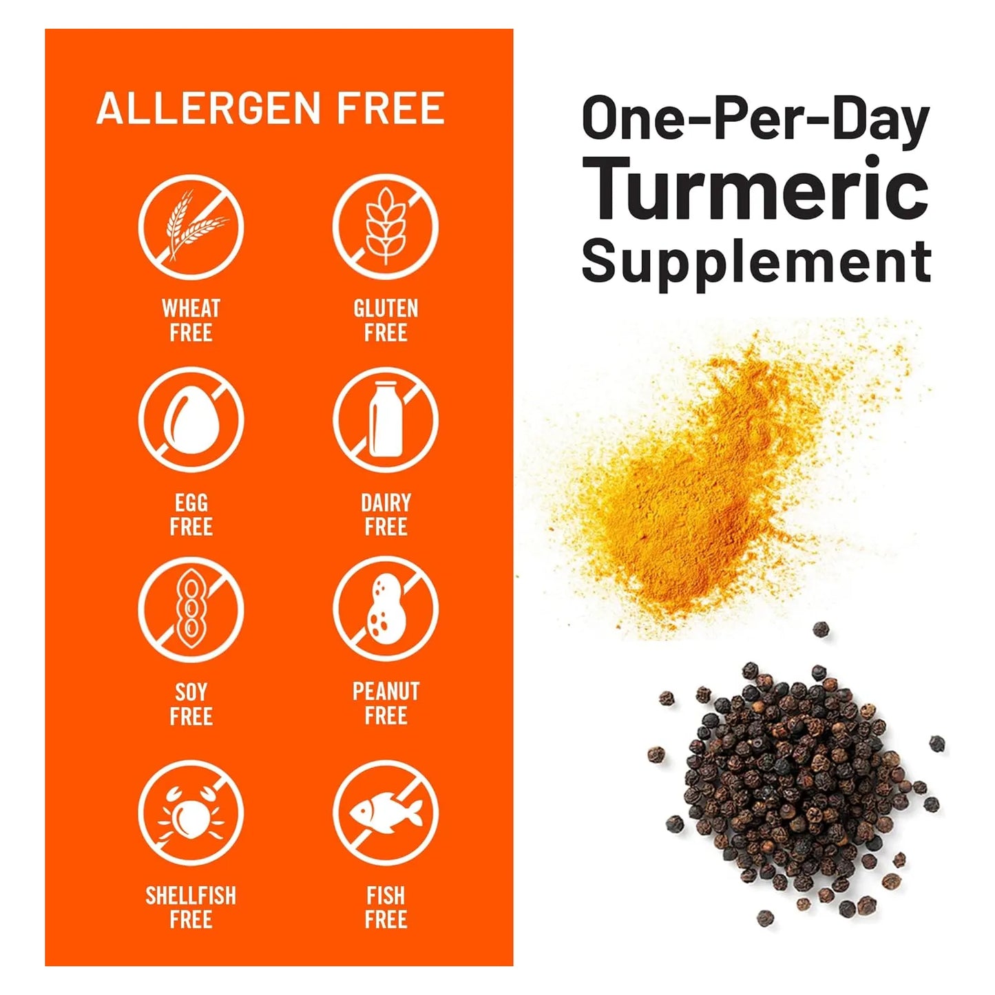 Cúrcuma Extra Fuerte 500 Mg Con 95% Curcuminoides Y Pimienta Negra Absorción Mejorada