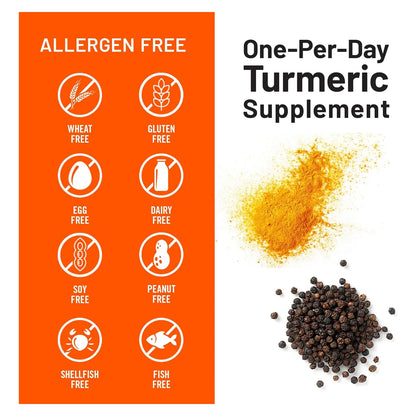 Cúrcuma Extra Fuerte 500 Mg Con 95% Curcuminoides Y Pimienta Negra Absorción Mejorada