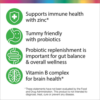 Kids One Multivitaminico Masticable Para Niños Crecimiento Saludable Sabor Frutas