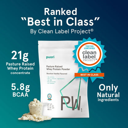 Proteina De Suero En Polvo Vainilla Bourbon 100 Natural Pura Para Musculo