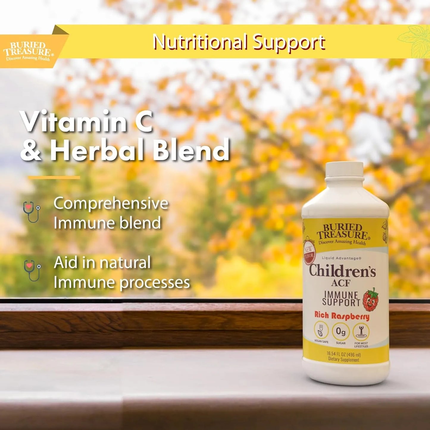 Suplemento Inmunologico Infantil Con Sauco Vitamina C 480ml