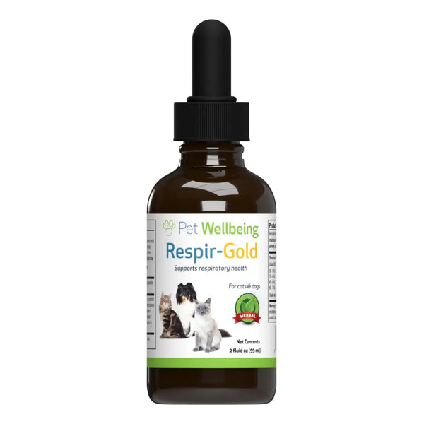 Respir Gold Para Perros Suplemento Herbario Apoyo Respiratorio Comino Negro 2 Oz
