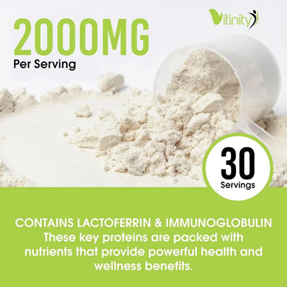 Polvo De Calostro Bovino Natural Alimentado Con Pasto Suplemento IgG Para Salud Intestinal E Inmunológica