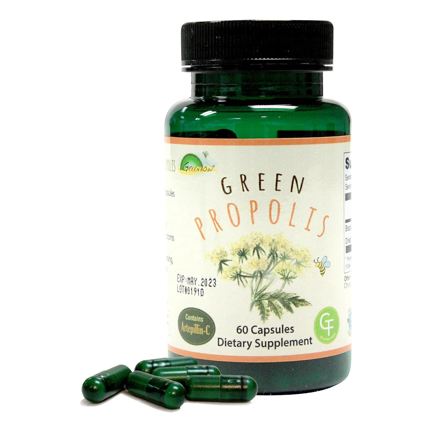 Propoleo Verde Brasileño Con Artepilina C Capsulas Veganas Refuerzo Inmunologico