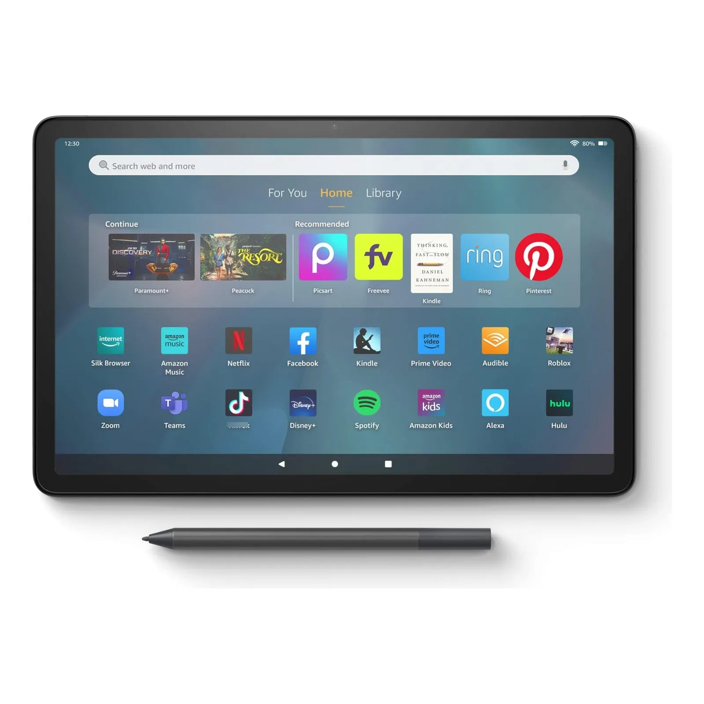 Lápiz Digital Stylus USI 2.0 Para Tabletas Fire Max 11 Y Fire HD 10 Con Batería Y Puntas De Repuesto