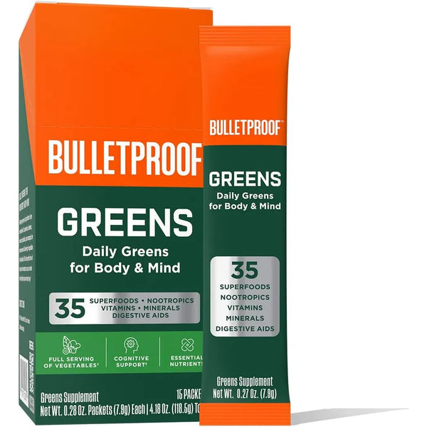 Bulletproof Paquetes De Verduras 15 Unidades Polvo Diario Superalimentos