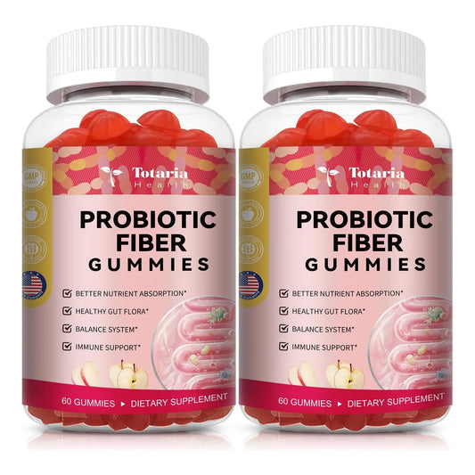 Gomitas Probióticas De Fibra 9 En 1 Con Vitamina C Para Digestión Y Energía