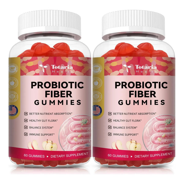 Gomitas Probióticas De Fibra 9 En 1 Con Vitamina C Para Digestión Y Energía