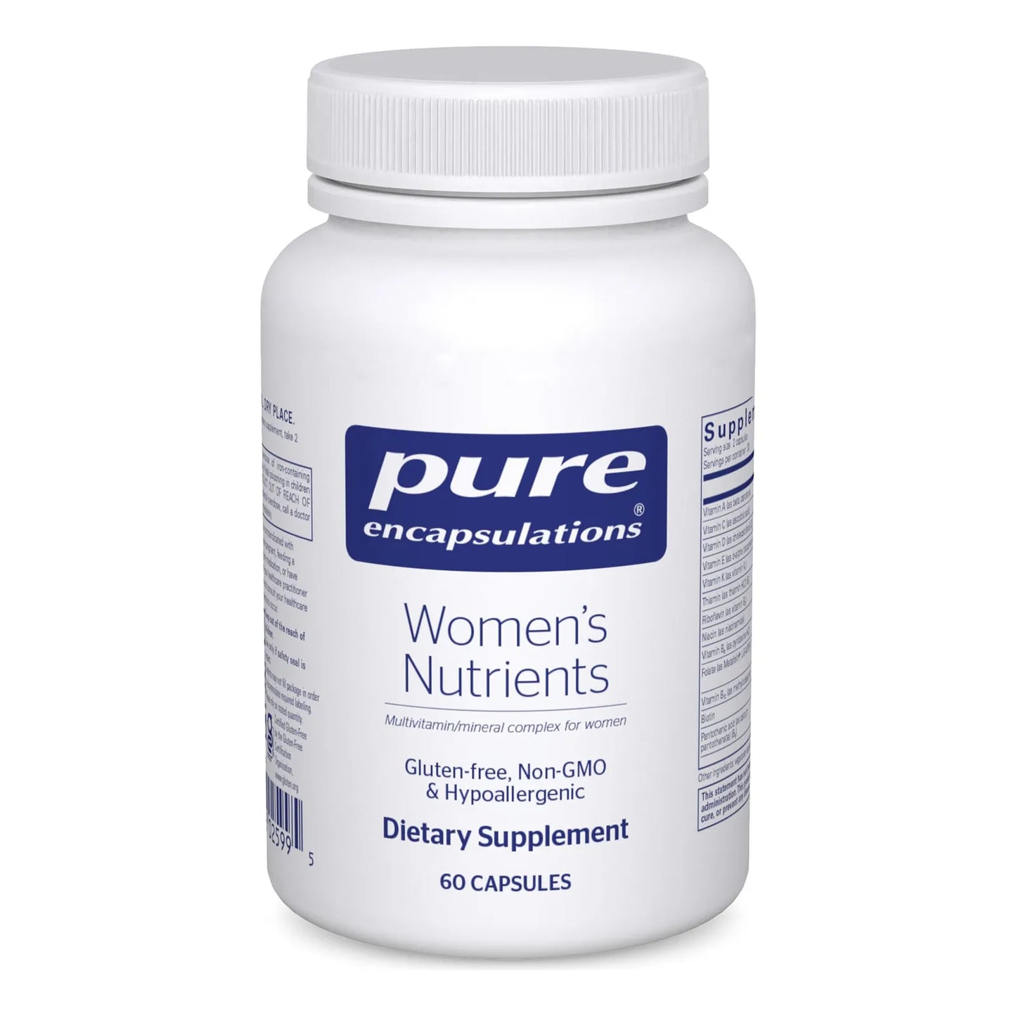 Complejo Multivitamínico Minerales Esenciales Para Mujeres Womens Nutrients 60 Cápsulas