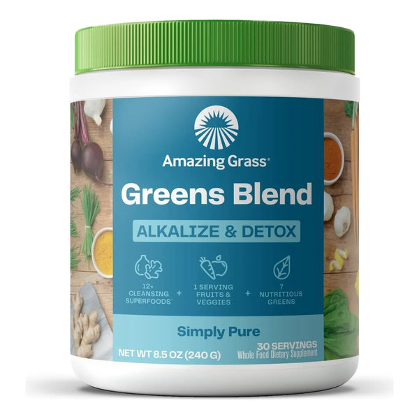 Amazing Grass Superfood Bayas Verdes Alkalize Detox 240 Gr Energia Natural
