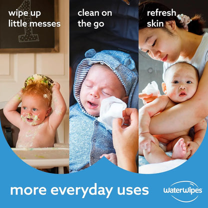 Toallitas Waterwipes Bebé 99.9% Agua Hipoalergénicas 1080 Ud