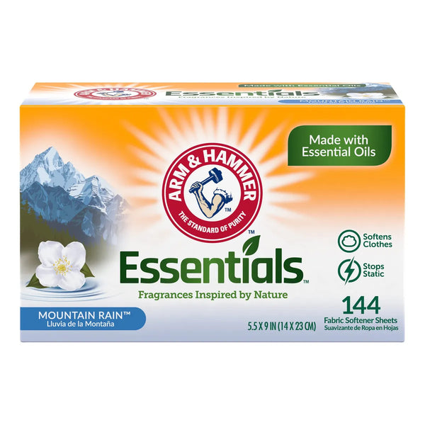 Hojas Secadoras 144ct Aroma Lluvia De Montaña 4.2kg Frescura Intensa Y Suavidad