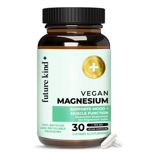 Capsulas De Magnesio Quelatado Vegano 30 Unidades 6X Mas Potente Y Biodisponible