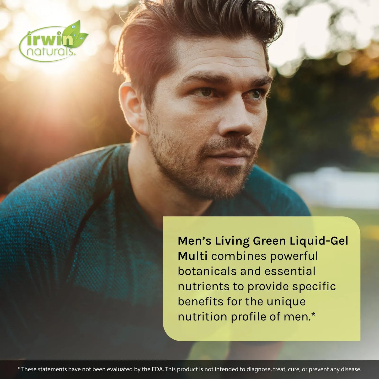 Multivitaminico Liquido Verde Para Hombres 70 Nutrientes Capsulas Blandas
