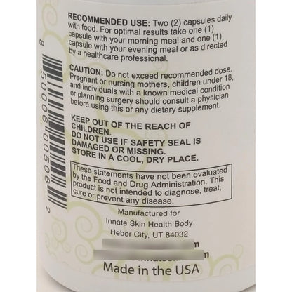 Clear Skin Paquete Vitaminas Acné 20 Antioxidantes Botánicos Minerales 60 Unidades