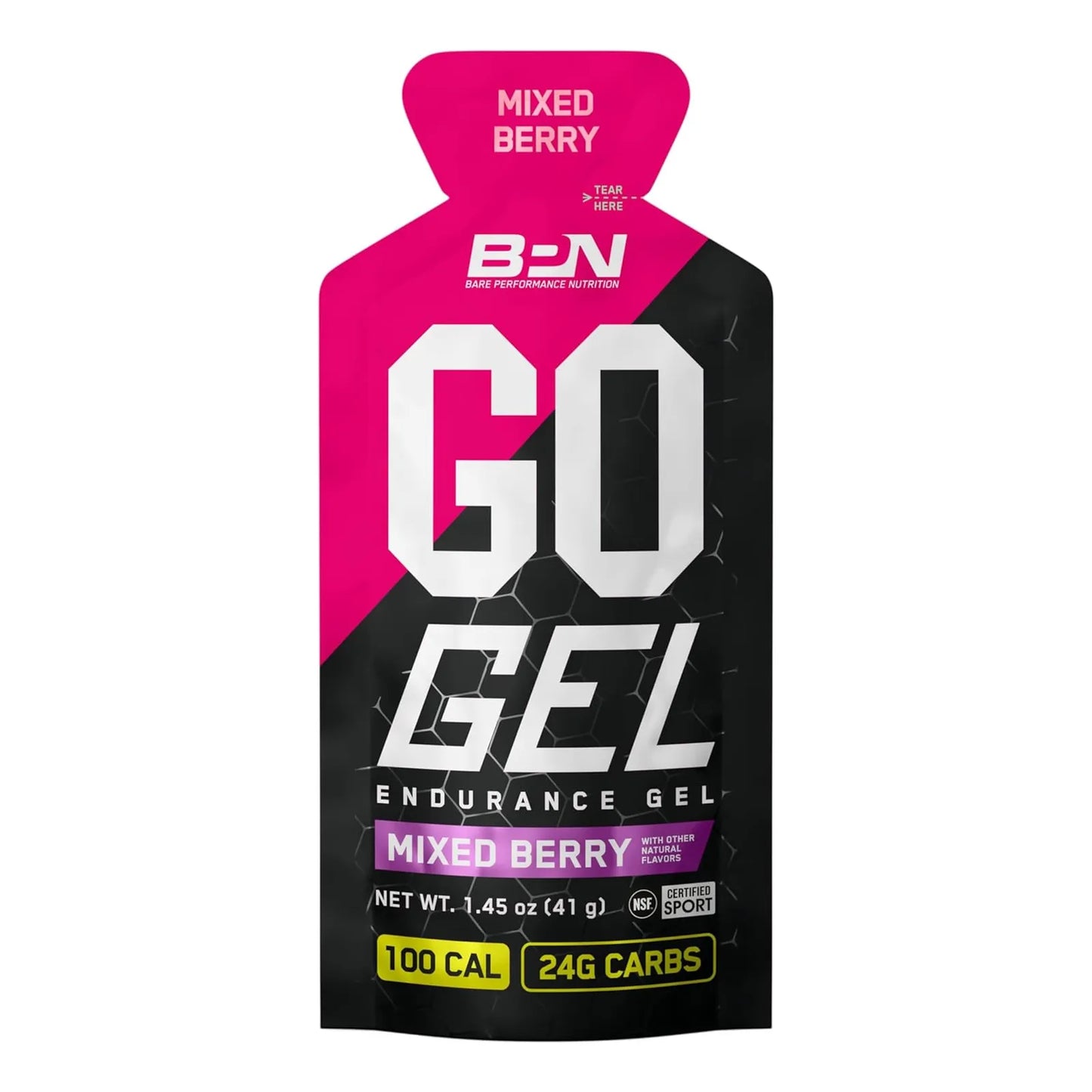 Gel De Energía Para Correr Sabor Bayas 28 Gramos 100 Caloría