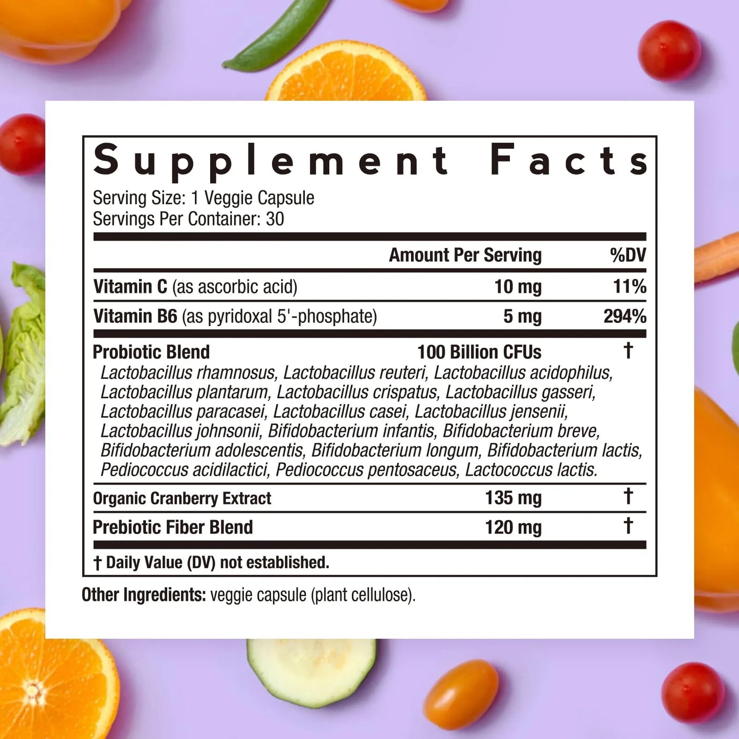 Probióticos Para Mujeres 100 Mil Millones UFC 18 Cepas Con Prebióticos Y Vitaminas