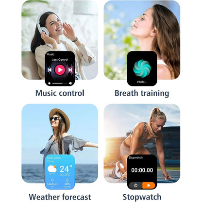 Reloj Inteligente GRV Monitorea Actividad Frecuencia Cardiaca Y Sueño Compatible Ios Y Android