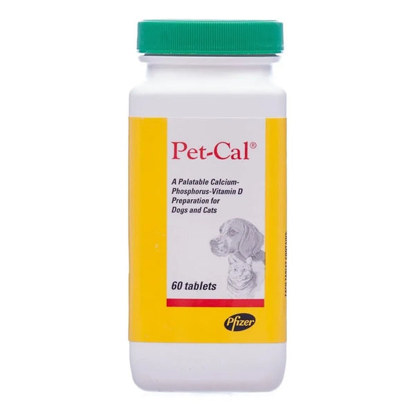 Tabletas De Calcio Para Perros 60 Unidades Sabor Delicioso Huesos Fuertes