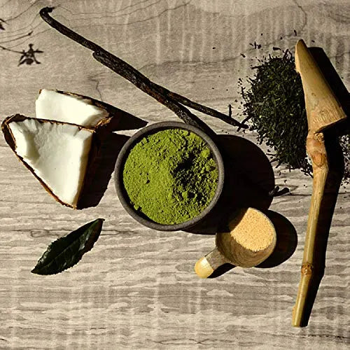 Mezcla De Latte Matcha Jade Arce Vainilla Café Con Leche 60g Sabor Delicioso Y Nutritivo