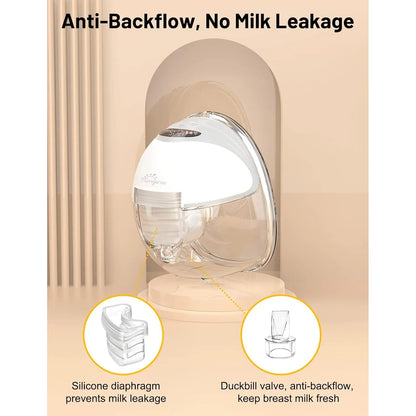 Extractor De Leche Electrico Portatil Mumgaroo 3 Modos 12 Niveles Manos Libres