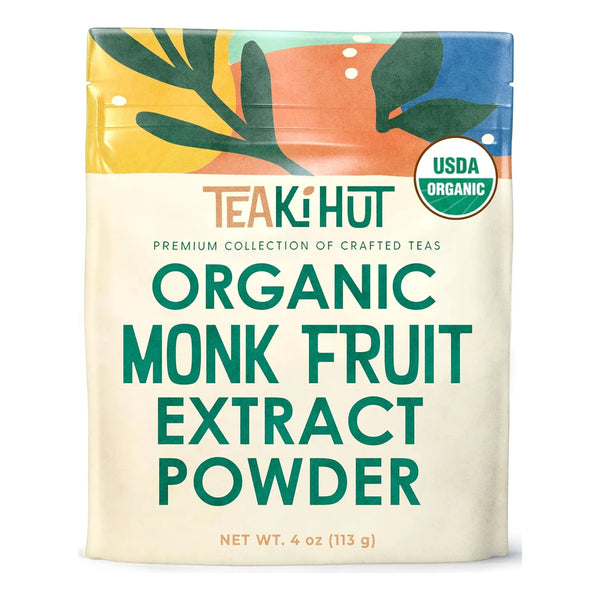 Edulcorante Orgánico De Fruta De Monje En Polvo Bajo En Calorías Keto Y Vegano