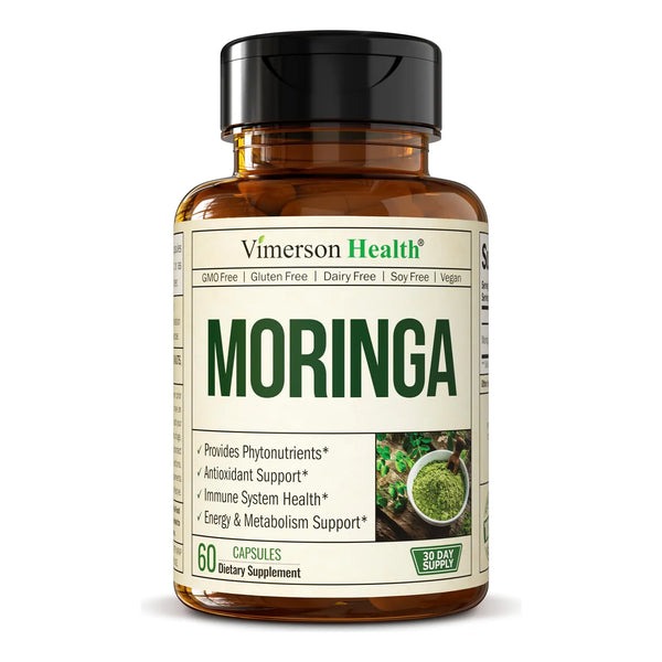 Capsulas De Moringa Pura 800 Mg Energia Metabolismo Antioxidante Vegano