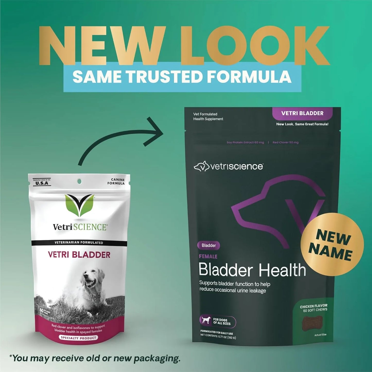 Masticables Para Perros VetriScience Apoyo Vejiga Antioxidant Control Incontinencia