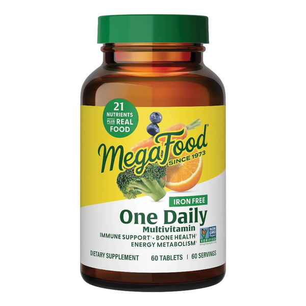 Multivitaminico MegaFood One Daily Con Alimentos Reales Soporte Inmunologico Y Energia
