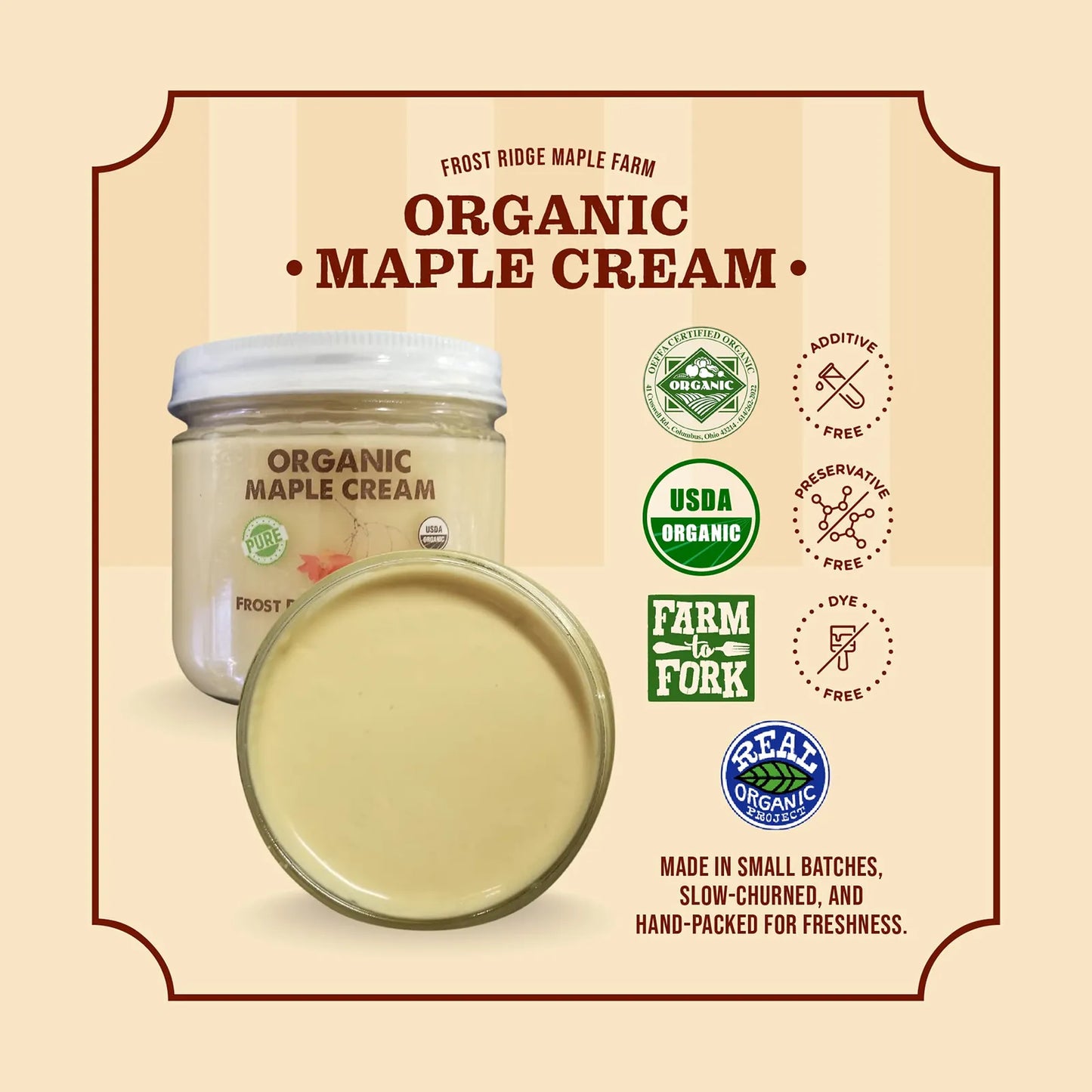 Crema De Arce Organica Grado A 400g 100 Natural Importado Estados Unidos