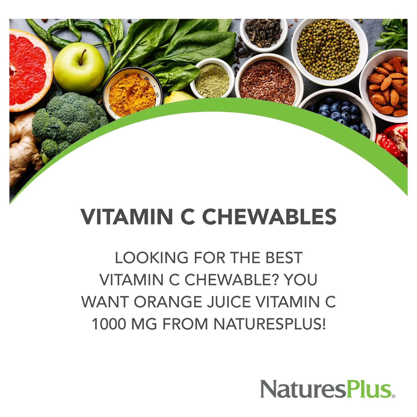 Jugo De Naranja Masticable 60 Tabletas 1000 Mg Vitamina C Suplemento Inmunologico Vegano