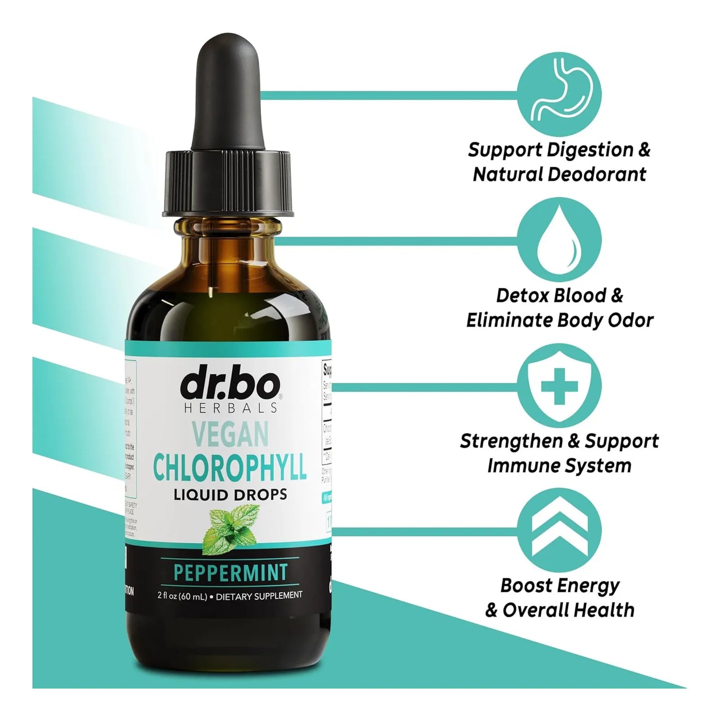 Gotas De Clorofila Liquida Detox Energia Y Frescura Natural Vegano