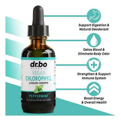 Gotas De Clorofila Liquida Detox Energia Y Frescura Natural Vegano