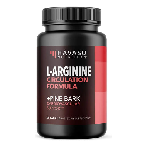 Suplemento De Óxido Nítrico 2X 1800 Mg LArginina 100 Mg Corteza De Pino 90 Cápsulas