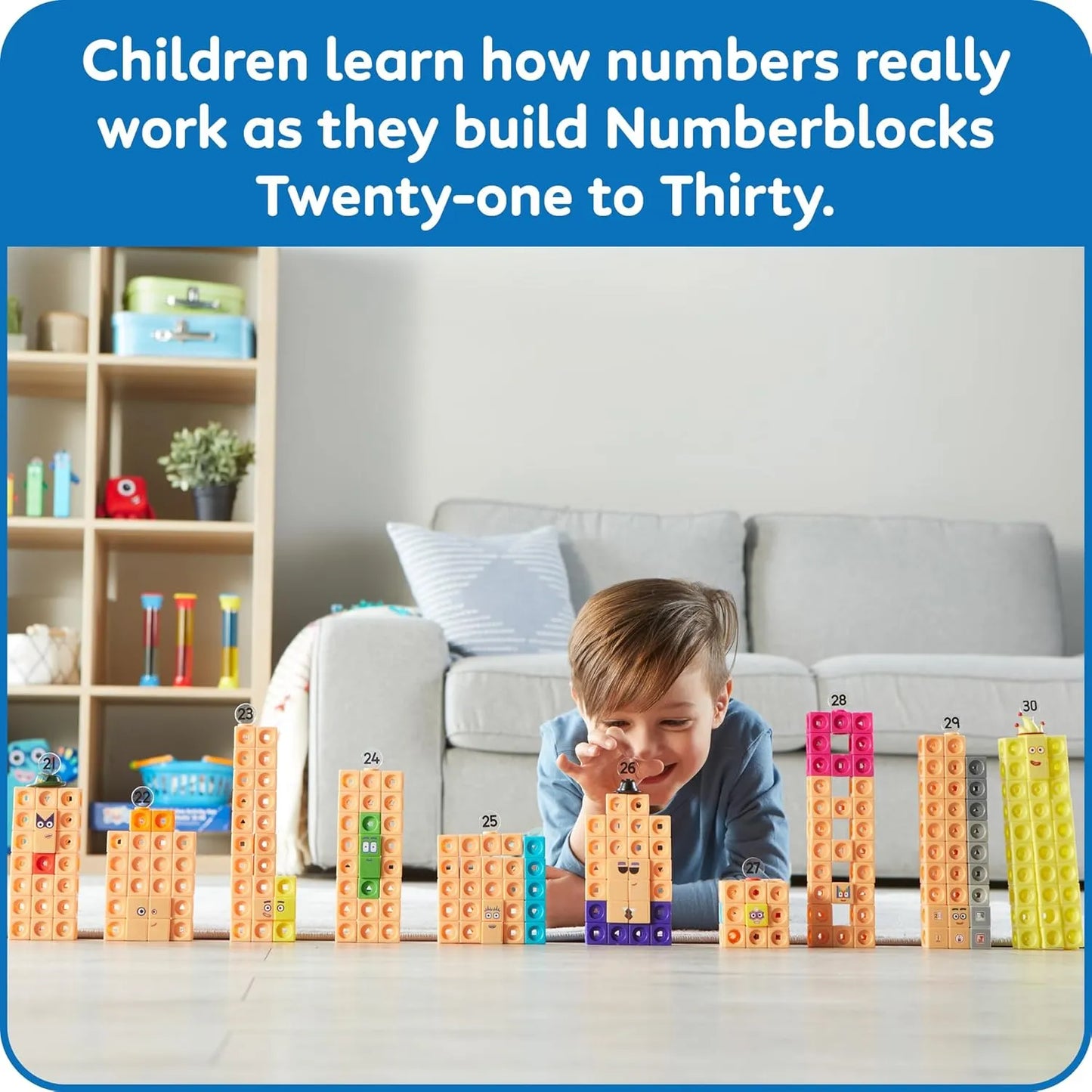 Numberblocks MathLink 21-30 Juego Actividades Aprende Matematicas Divirtiendote
