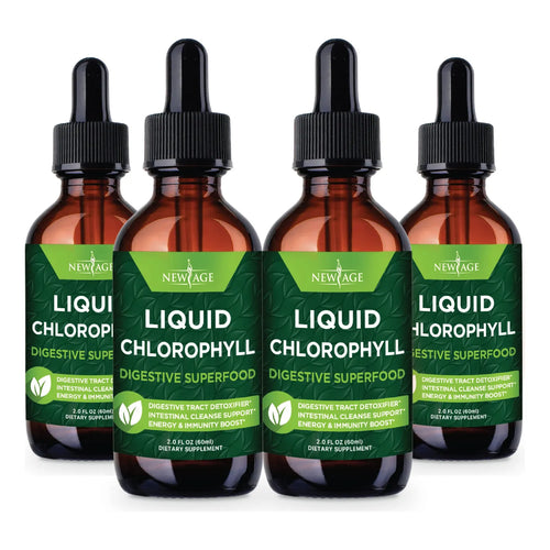 Gotas Líquidas De Clorofila Concentrada Energía Natural Digestión Y Frescor 2 Onzas