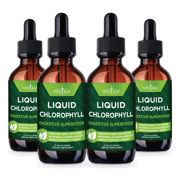 Gotas Líquidas De Clorofila Concentrada Energía Natural Digestión Y Frescor 2 Onzas