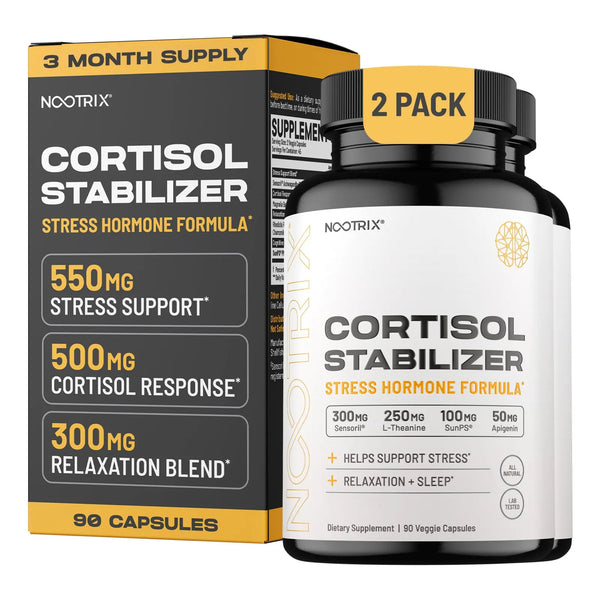 Estabilizador Natural De Cortisol Para Sueño Profundo Y Reducción De Estrés 300 Mg Ashwagandha