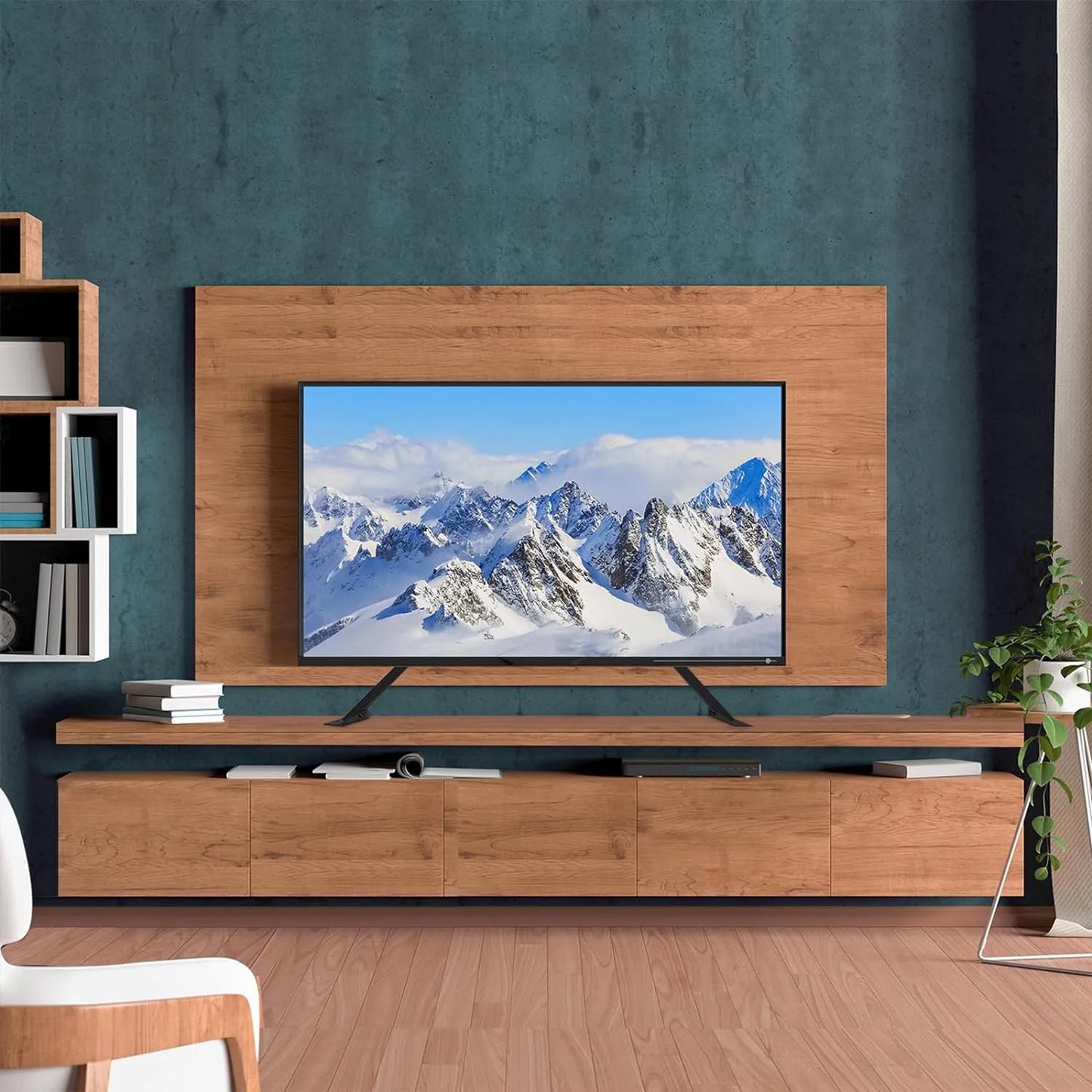 Soporte De Tv Para Mesa Universal 22-65 Pulgadas Wali Base Estable Y Segura