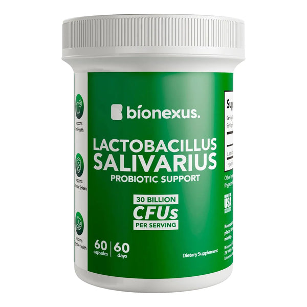 Lactobacillus Salivarius 30 Billones UFC Probiótico Oral Digestivo E Inmune