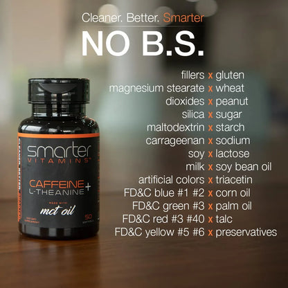 Pildoras De Cafeina 200 Mg Con L Teanina 100 Mg Y Aceite De Coco MCT Energia Y Enfoque 150 Capsulas